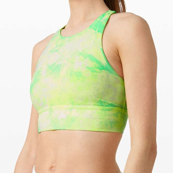 lululemon athletica Lime Green Sports Bra - Picture 1 of 5